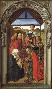 Dieric Bouts The Annunciation,The Visitation,THe Adoration of theAngels,The Adoration of the Magi oil painting on canvas